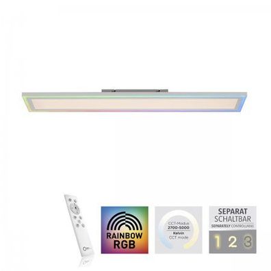 Leuchten Direkt 14901-16 EDGING LED Deckenleuchte weiss 100x18cm Rainbow RGB