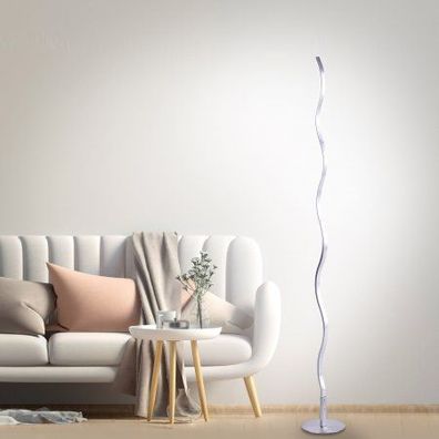 JUST LIGHT 15168-55 LED Stehleuchte WAVE stahl Wellenform