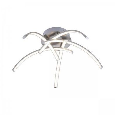 JUST LIGHT 15340-55 LED Deckenleuchte Valerie 5-flammig stahl 3000K