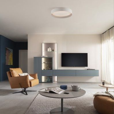 Schöner WOHNEN-Kollektion LED Deckenleuchte TAVOLI 39, sandfarben, dimmbar