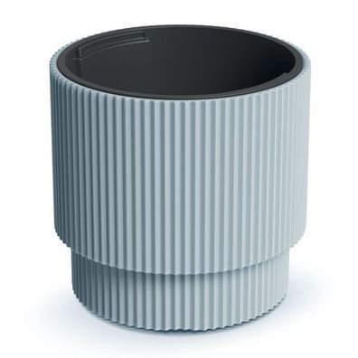 Blumentopf mit Einsatz Milly 39,5 x 39,5 x 37,5 cm grau Prosperplast