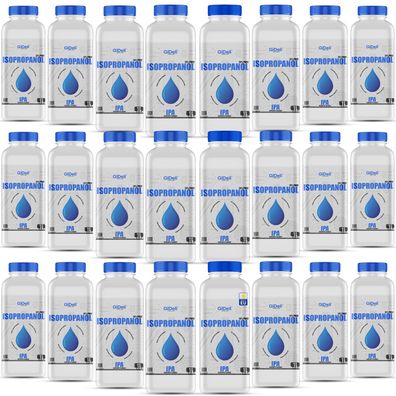 GiDeli Isopropanol 70% 24 x 1 Liter Reiniger Hochprozentiger Isopropylalkohol IPA