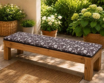 Best For Garden Bankauflage mit weicher Polsterung, abnehmbar und rutschfest sicher
