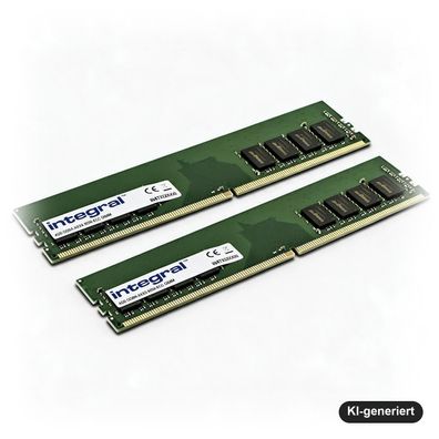 Integral 16 GB (2x 8 GB) DDR4 RAM-Kit 2666 MHz – Desktop-Arbeitsspeicher UDIMM,