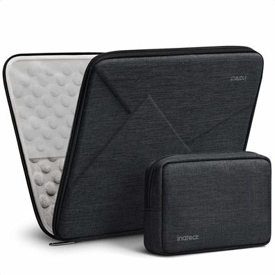 inateck Laptoptasche 13,3"/Zubehörtasche LB01007-13S black