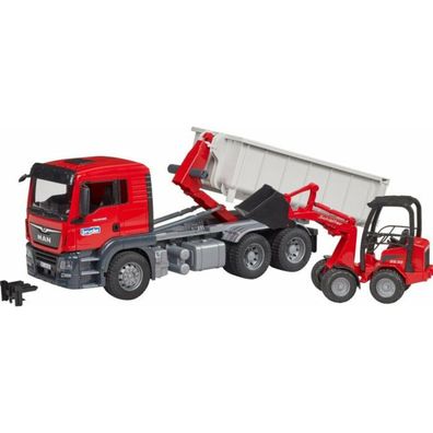 bruder MAN TGS LKW mit Abrollcontainer
