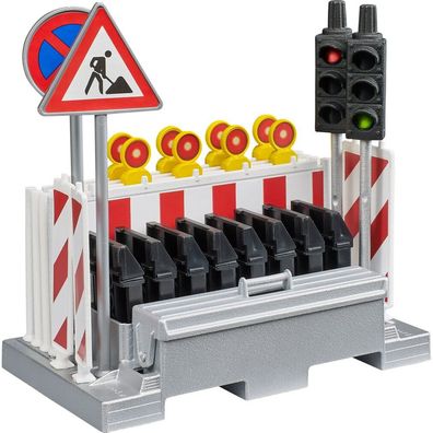 bruder 62009 Zubehör: Verkehrssicherungsset mit Ampeln