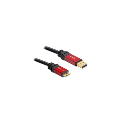 DELOCK USB3.0 Kabel A -> Micro-B St/St 3.00m Premium