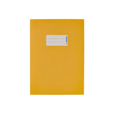 HERMA Heftumschlag glatt gelb Papier DIN A5
