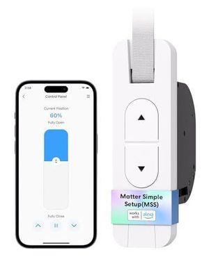 Meross Smart Elektrischer Rollladenantrieb, Unterputz, Sprachsteuerung, Kompatibel