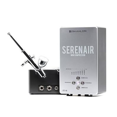 Gaahleri Ambition GTS-06 Airbrush-Set mit Kompressor und Luftregelung