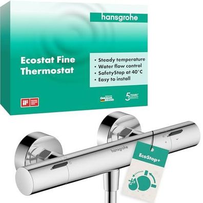 hansgrohe Ecostat Fine Thermostat Dusche Chrom