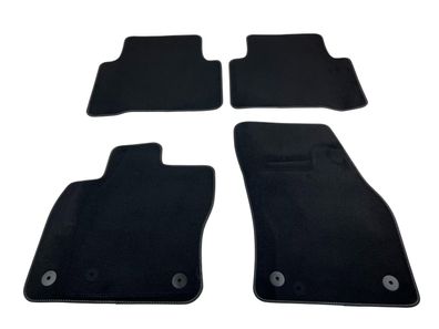 Original VW Fussmatten Velours schwarz Touran 2 5T Teppich Stoff Textilmatten OE