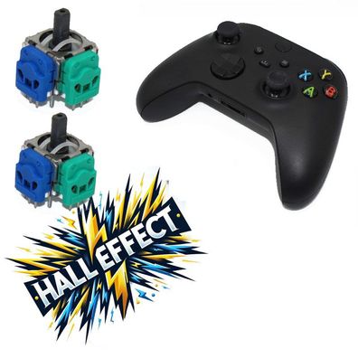 Microsoft - Xbox Wireless Controller schwarz mit Halleffect Halleffekt Sticks
