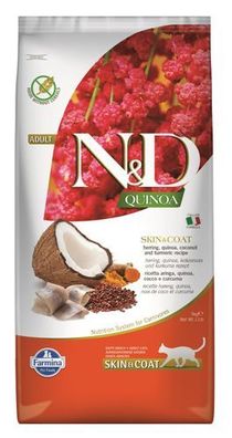 Farmina N&D; Cat QUINOA Skin & Coat Herring 5 kg