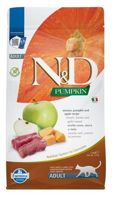 Farmina N&D; Cat Pumpkin Venison & Apple Adult 1,5 kg