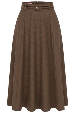 Trachtenrock Mirella 75cm Länge braun