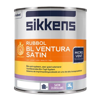 Sikkens Rubbol BL Ventura Satin 1 Liter WEISS Fensterlack Weisslack Ventilack