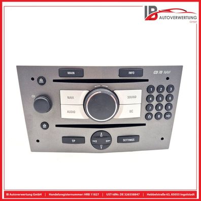 Navigationssystem CD-Radio Kein CODE dabei ! 13262748 OPEL ZAFIRA B A05 GM