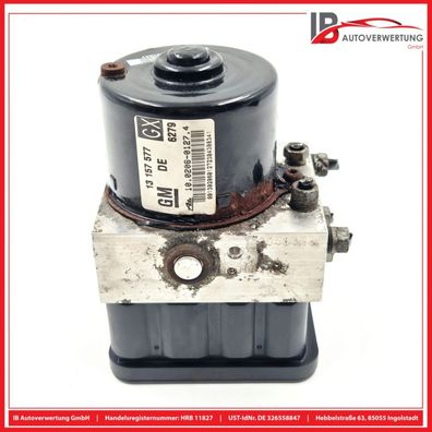 Steuergerät ABS Hydraulikblock 13157577 OPEL ASTRA H L48 1.4 ATE