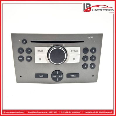 CD-Player Autoradio Kein CODE dabei ! 13190856 OPEL ASTRA H L48 1.4 GM