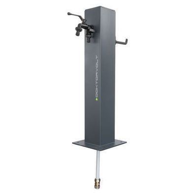 Wassersäule Gartenpfosten Wasserhahn Schlauchhalterung dekorative Wasserzapfstelle