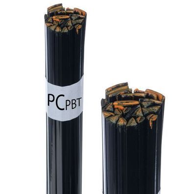 Rosfix Kunststoff-Schweißdraht PC+PBT Schwarz 50g – 320–360°C | 42 cm Mix