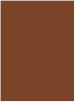folia 6385 - Tonpapier schokobraun, DIN A3, 130 g/qm, 50 Blatt - zum Basteln und krea