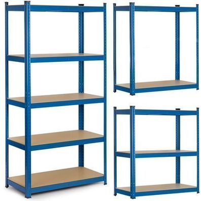 Metall-Aufbewahrungsregal 180 x 90 x 30 cm Humberg 4845