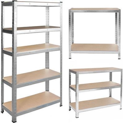 Metall-Lagerregal 180 x 90 x 40 Humberg 4846