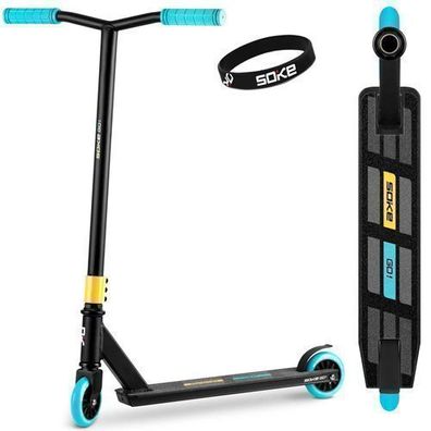 SOKE GO! Stunt-Scooter Gelb und Blau