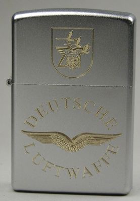 NEU Zippo Feuerzeug mit Gravur Deutsche Luftwaffe für Camping Outdoor Survival