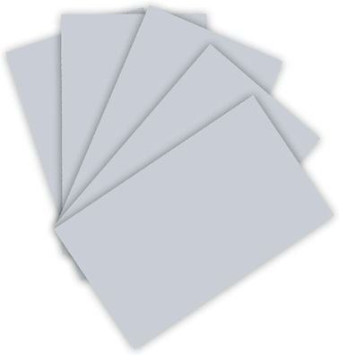 folia 6122/4/80 - Tonkarton 220 g/m², Bastelkarton in hellgrau, DIN A4, 100 Blatt, al