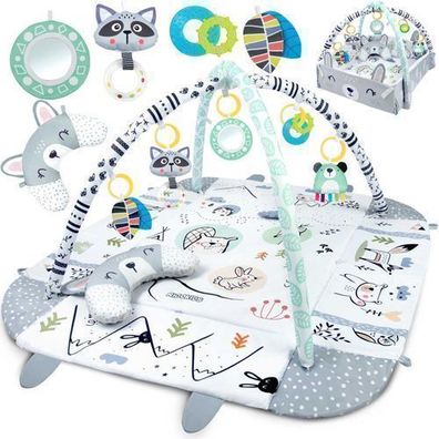 Interaktive Lernmatte 110 x 100 cm Ricokids Kaninchen