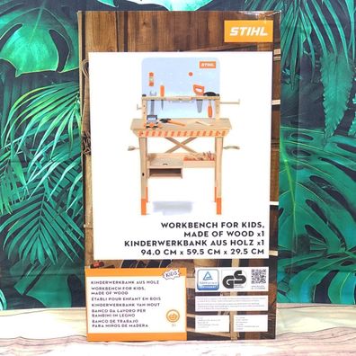 STIHL® Kinderwerkbank aus Holz
