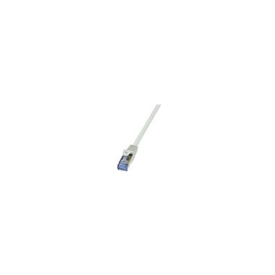 LogiLink Patchkabel CAT6A, S/FTP AWG26 PIMF 15,00m grau