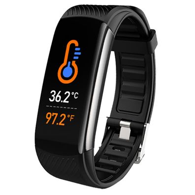 Gima Fitband Plus Fitness-Armband IP67 Bluetooth Herzfrequenz SpO2 Schlaf