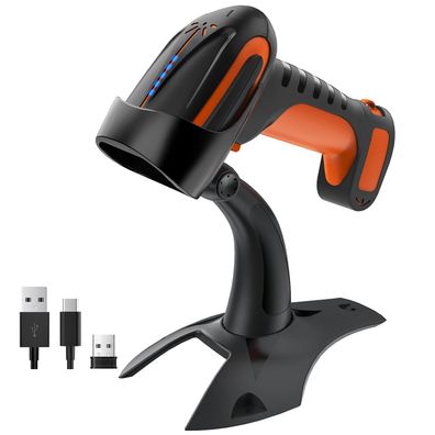 Tera 8100 Barcode-Scanner 1D 2D QR kabellos Bluetooth USB-C Orange Defekt