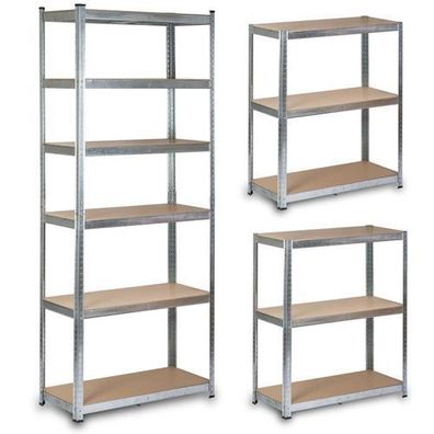 Metall-Lagerregal 222 x 90 x 40 cm Humberg HR-814