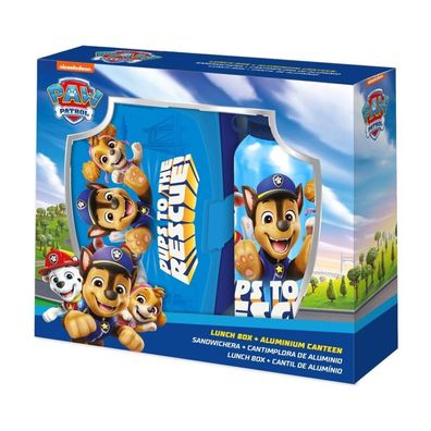 Paw Patrol Aluminiumflasche + Brotdose