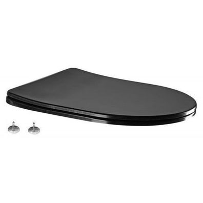 Mexen Sitz mit Absenk-Automatik schlank, duroplast, Schwarz - 39100185