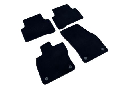 Original VW Fussmatten Touran 2 5T Velours schwarz Teppich Stoff Textilmatten