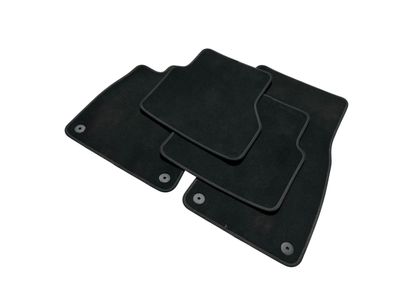 Original Audi Fußmatten A6 C9 Velours Premium schwarz RS6 Teppich Stoff Textil