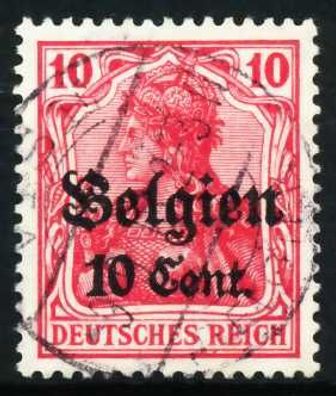 BES 1WK LP Belgien Nr 14cII gestempelt X629C42