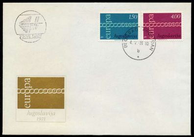 Jugoslawien Nr 1416-1417 BRIEF FDC X92E326