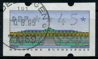 BRD ATM 1993 Nr 2-1.1-0045 gestempelt X96DE22