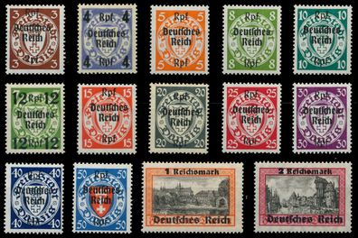 Deutsches REICH 1939 Nr 716-729 postfrisch X9DD9EE