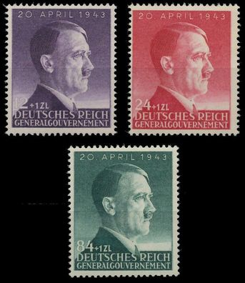 Generalgouvernement 1943 Nr 101-103 postfrisch X9F693A