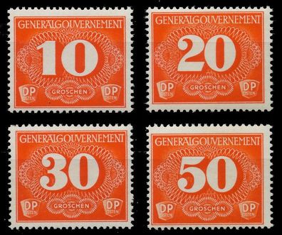 Generalgouvernement ZUSTM Nr 1-4 postfrisch X9F6962