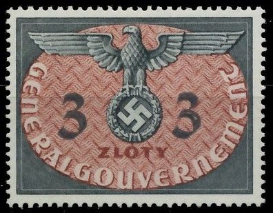 Generalgouvernement DIENST Nr 14 postfrisch X9F6982